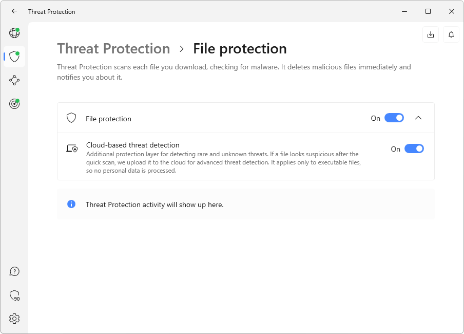 NordVPN Threat Protection - File Protection