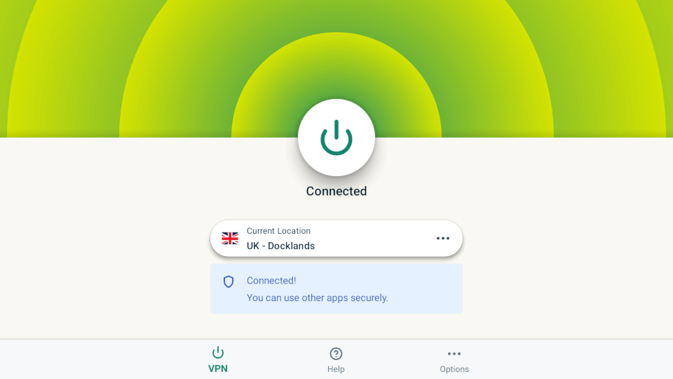 ExpressVPN works great on Android TVs