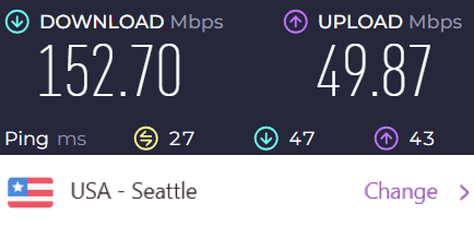 PrivateVPN leak test Seattle