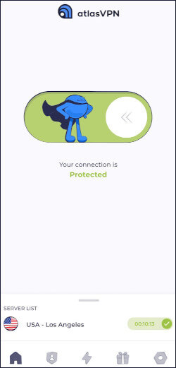 Atlas VpN Android app vs NordVPN