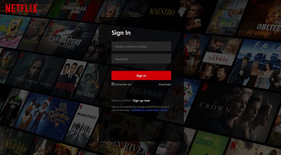 Netflix UK unblocked with a VPN