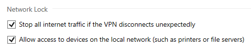 ExpressVPN Network Lock Kill Switch