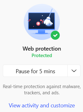 Pause Ad Blocking for a set period of time