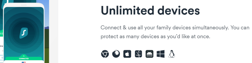 Surfshark - Unlimited Simultaneous Connections