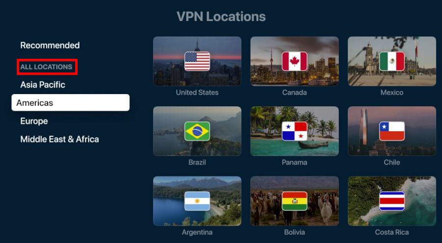 ExpressVPN-Apple-TV-VPN-locations