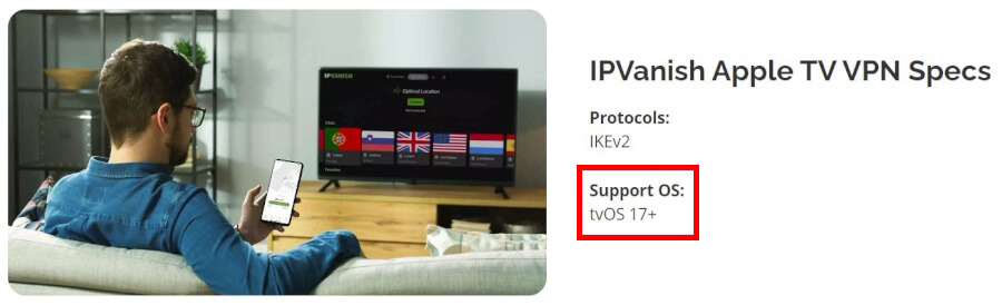 IPVanish Alle TV device compatibility