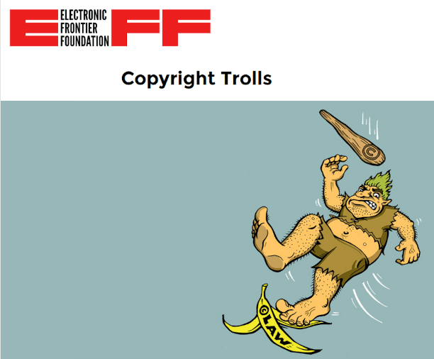 EFF on Copyright Trolls
