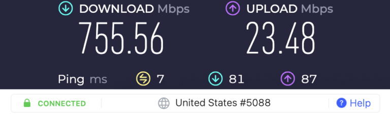 NordVPN has the speed for watching Pornhub
