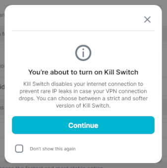Surfshark Kill Switch