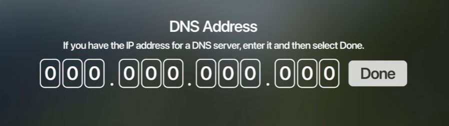 Apple-TV-enter-smart-DNS-address