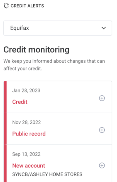 IDShield credit monitoring and alerts
