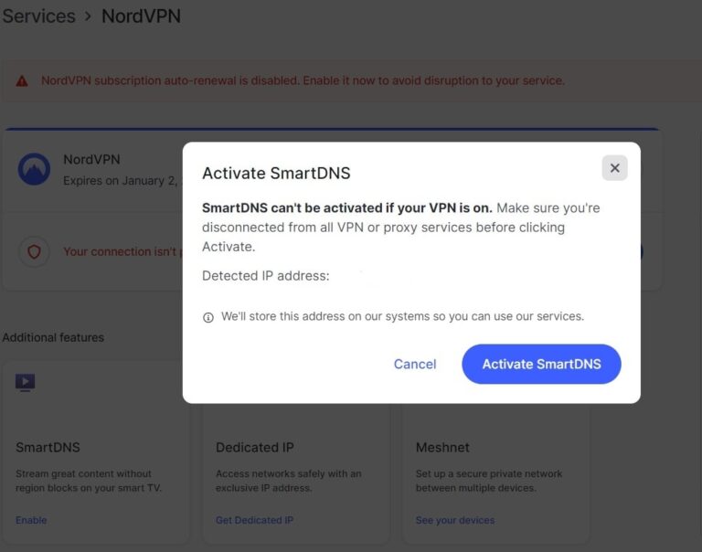 NordVPN for PS5: SmartDNS