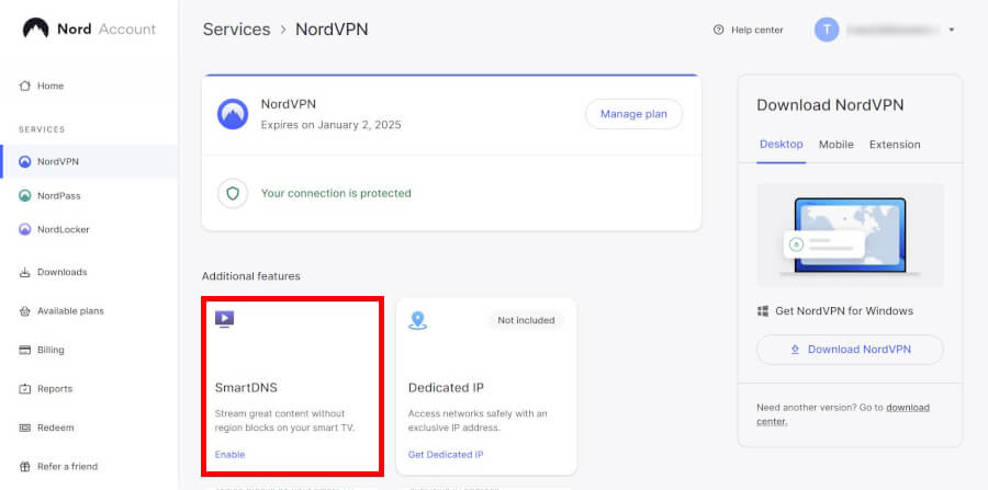 NordVPN-activate-smart-DNS