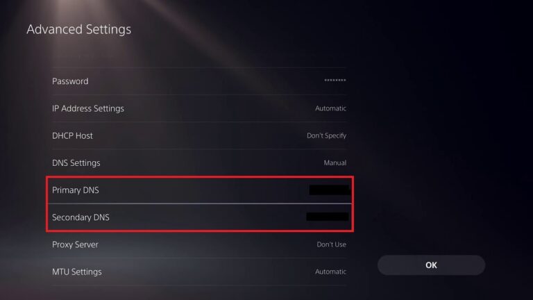 NordVPN for gaming: PS5 DNS settings