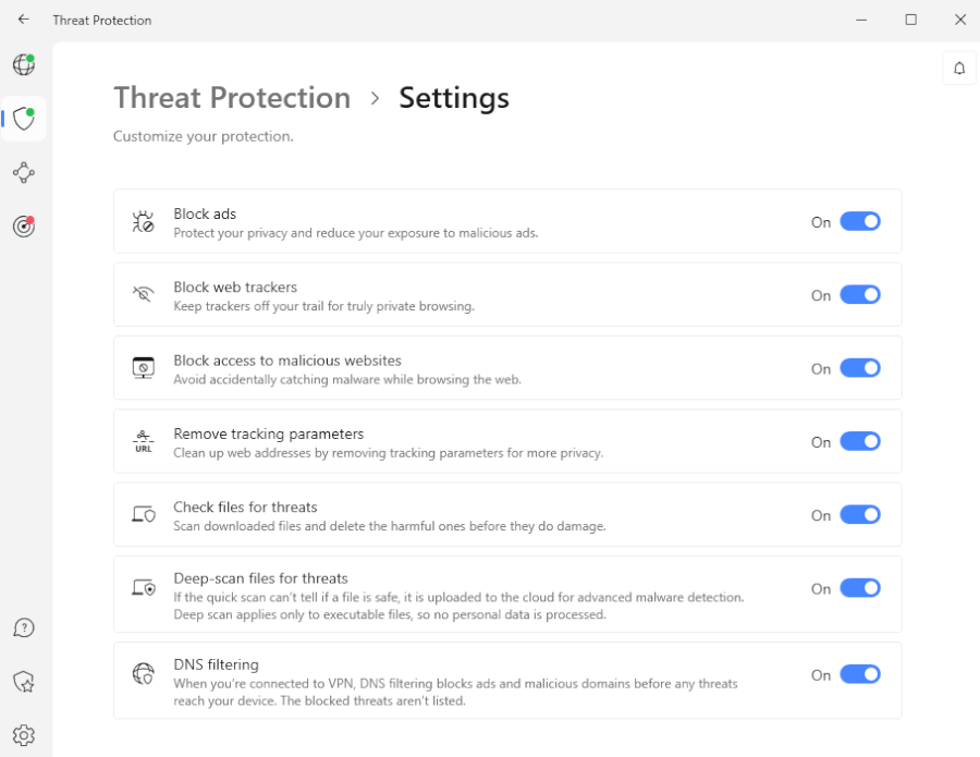 Quillbot VPN: NordVPN Threat Protection