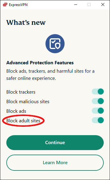 ExpressVPN Adult Site Blocker