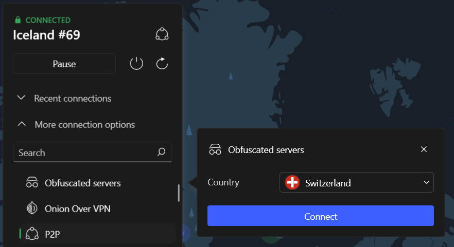 NordVPN obfuscated servers
