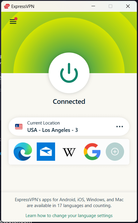 ExpressVPN Los Angeles