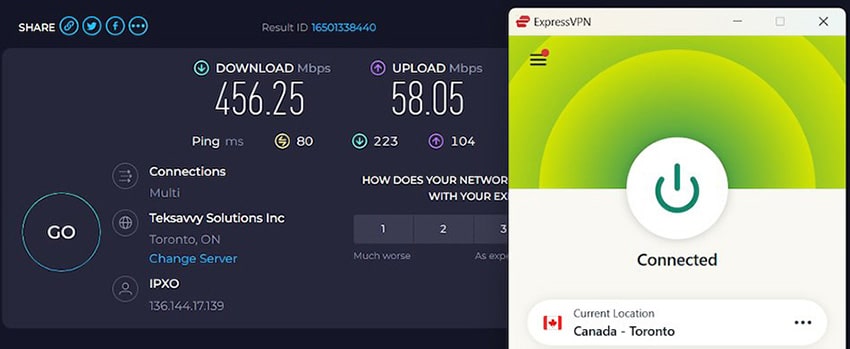 ExpressVPN toronto
