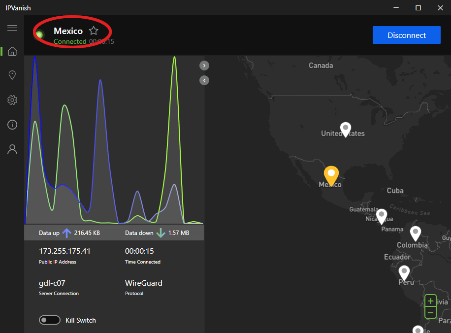 IPVanish Mexico