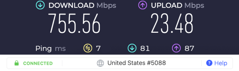 NordVPN speed for Binance