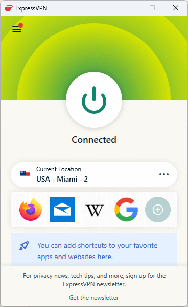 ExpressVPN Windows app for Netflix