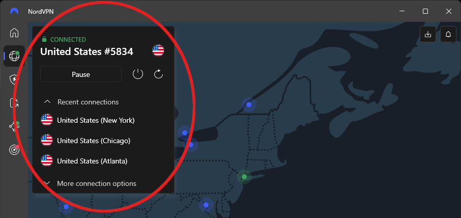 NordVPN Obfuscated Servers for the UAE Step 1