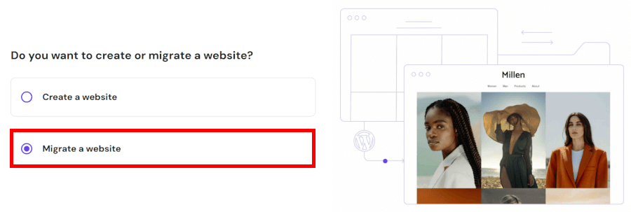 Hostinger site migration