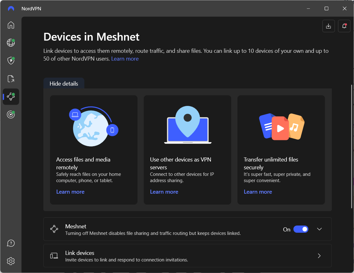 NordVPN Meshnet