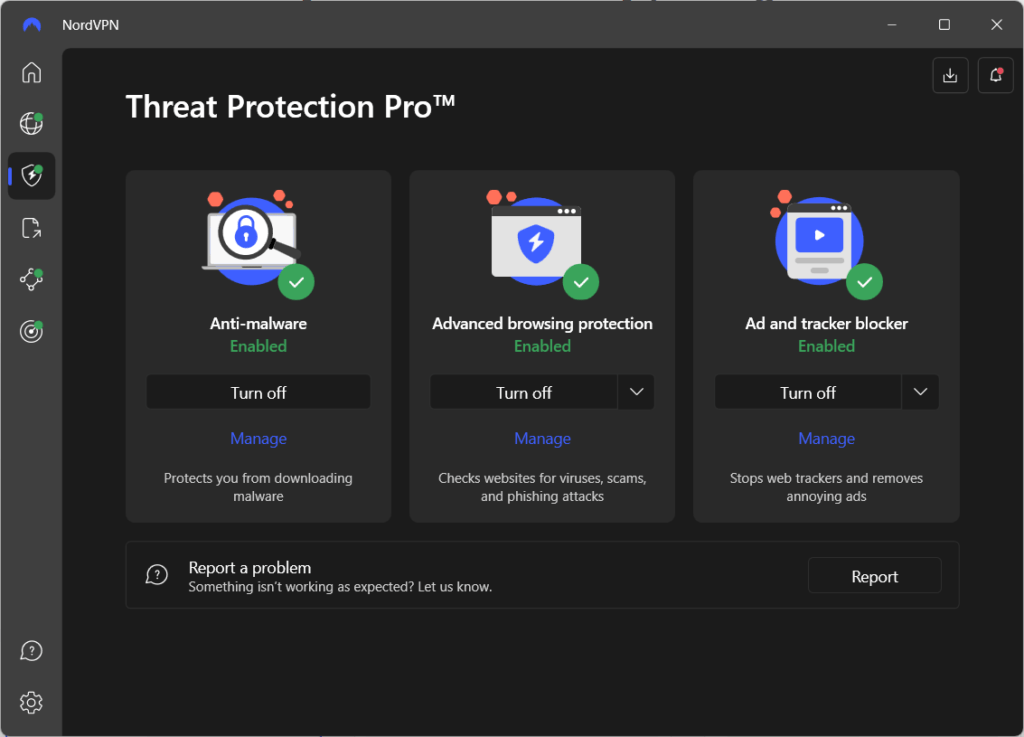 NordVPN Roku Threat Protection Pro